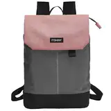 ITSHINY Rucksack Damen, Daypack Rucksack Damen Wasserdicht mit Laptopfach 15,6 Zoll & Anti Diebstahl Tasche für Ausflüge Uni, Schule u. Büro - 16L