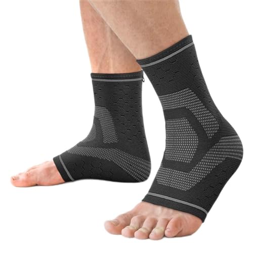 Awenia Fussbandage Fußbandage Fußgelenk Fersensporn Bandage Knöchel Laufen Sport Bandage Sprunggelenk für Männer Damen