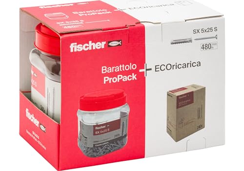 Fischer 570214 SX-Dübel, grau, 5x25 mm