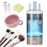 IUHFSIFS Upgrade Pinselreiniger Make Up Elektrisch【Motor Upgrade - 10-fache Reinigungskraft】【Branche Nr. 1 – SGS-Zertifizierung】Pinselreiniger Make Up, Leicht Zu Edienen Make Up Brush Cleaner, Gray