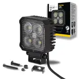 HELLA Valuefit TS1700 LED Arbeitsscheinwerfer 12V, 24V 1700 Lumen Nahfeldausleuchtung starke Lichtleistung in kompaktem Design, Offroad LED Scheinwerfer für Traktor Auto LKW SUV ATV, 1GA 357 110-002