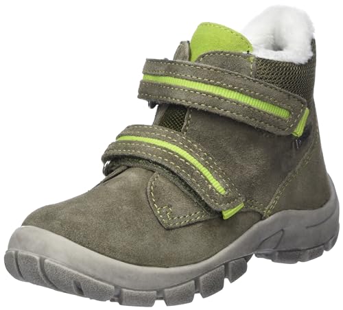 Richter Kinderschuhe Charly2 Schneestiefel, Clay/Lime, 28 EU