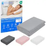 Dreamdry Matratzenschoner 100x200 cm - Inkontinenzunterlage waschbar, Matratzenschoner wasserdicht, wasserdichte Matratzenauflage, Matratzenbezug, Nässeschutz 100x200cm