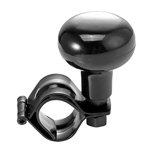 Auto Lenkrad Spinner, Universal Power Handle Lenkrad Spinner Knob Schwarz für PKW, LKW, SUV, Traktoren, Boote, Rasenmäher