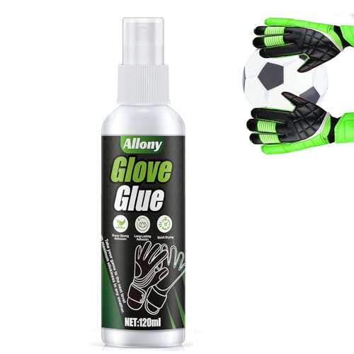 Allony Grip Spray, 120 ml Torwarthandschuhe Spray Grip, Grip Spray Torwarthandschuhe, Anti Rutsch Spray, Torwart Trainingsgeräte Zubehör, Verbessern Sie die Griffigkeit von Handschuhen