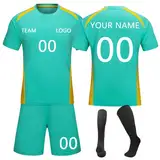 T Shirts Männer Set Kleidung Männer Adventskalender Fußball Trikot Kostüme Jungs 7 Kostüm Fussball Herren Fussball Shirt Jungen Sportkleidung Jungen 122 Set Klamotten Jungen 110-116 Sport Trikot 128