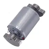 Kleiner Motor, Elektromotor, Antriebsmotor, Minimotor, Gleichstrommotor 1 Stück RK370 Spielzeugmotor, DC6V 12V 24V 6000 U/min, Doppelvibrationsvibrationsmotor, Doppelvibrator-Sektorkopf(24V)