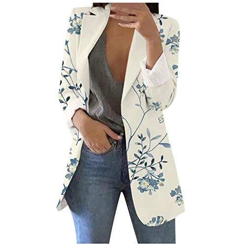 QHDDP Sexy Kostüme Frauen Lederjacket Damen Schöne Jacken Teenager Mädchen Blazer Linea Damen Blazer Schwarz Kurz Arbeits Westen Damen Gelb Beige-2 4XL