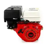 Benzin Motor Standmotor Kartmotor 4-Takt Einzylinder LuftküHlung 25Mm Benzinmotor Industriemotor Ohv 420Cc Kartenmotor Go Kart ÖLbadkupplung Gasmotor StäNder Petrol Engine Landwerkzeug 15Ps 9Kw