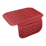 ARM REST -Abdeckung - Autozentrum Konsoleabdeckung | Armlehne Sitzkasten Ellbogenkissen, Leder Armlehne Deckung Beschützer, Mittelkonsole erhöht den Beschützer mit Aufbewahrungstaschen für Fahrzeuge,