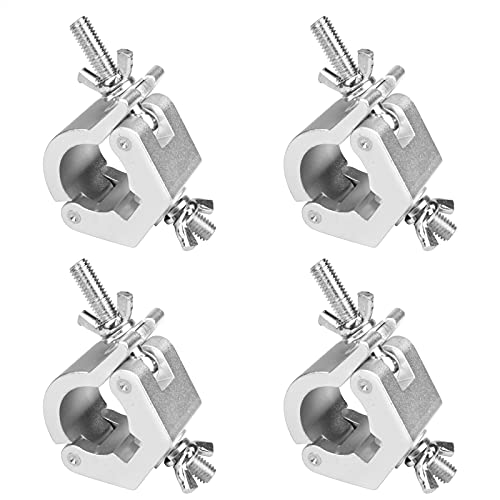 4 Stck Alulegierung Haken Traversen Last Tragen 220 Lbs Par-Licht Spotlight O Clamp Bühnenbeleuchtung Zubehör Rohrdurchmesser Fit 30-32mm