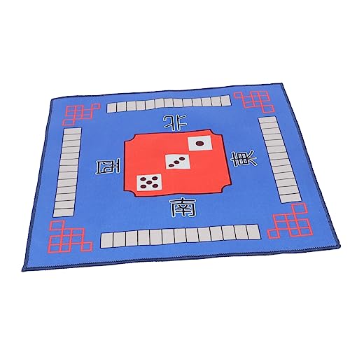 Supvox Mahjong Tischmatte rutschfest Geräuschdämpfende Tischdecke aus Robustem für Mahjong Domino und Poker für Familie und Partys Leicht zu Transportieren Lagern