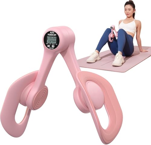 MERACH Thigh Master, Oberschenkeltrainer, Beckenbodenmuskeltrainer, Trainingsgerät für die Innenseite der Oberschenkel für zu Hause, Beckenbodenstärkungsgerät für Frauen (Pink)