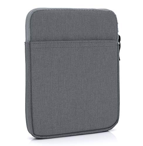 MyGadget Nylon Sleeve Hülle für Tablet bis 6,8 Zoll - Schutzhülle Tasche für Geräte bis 18 x 13,5 cm - z.B. Kindle Paperwhite 11. Generation ab 2021 - Dunkel Grau