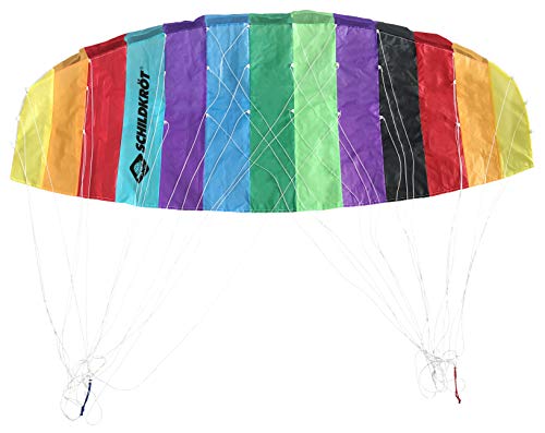 Schildkröt® Dual Line Sport Kite 1.6, Zweileiner Lenkmatte, ab 12 Jahren, 45x160cm, inkl. Polyester Flying Line (45kp), 2x25m auf Winder mit Schlaufen, 3-6 Beaufort; 970460