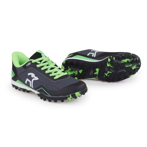 Kookaburra Uni Orbit Hockey Shoe Hockeyschuh, Black Lime, 39 EU