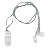 Hörgeräte-Clip, Hörgeräte-Kabel, Schallgerät-Schutzhalter-Clip, Tragbares Aufhängeseil, Anti-Verlust-Hörverstärker-Lanyard-Clips, Tonverstärker-Ohrgeräte-Zubehör (Transparent)