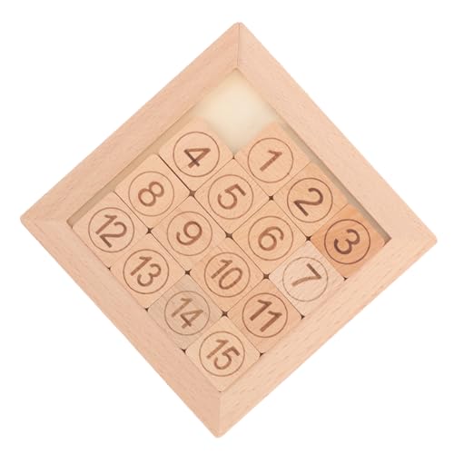 SOIMISS Denkspiel Pädagogisches Schiebe Zahlenpuzzle Zahlen Lernen Zählen Kleiner Block Kinderpuzzle Kleinkind Zahlenpuzzle Zahlenerkennungsspielzeug Zahlenschieber