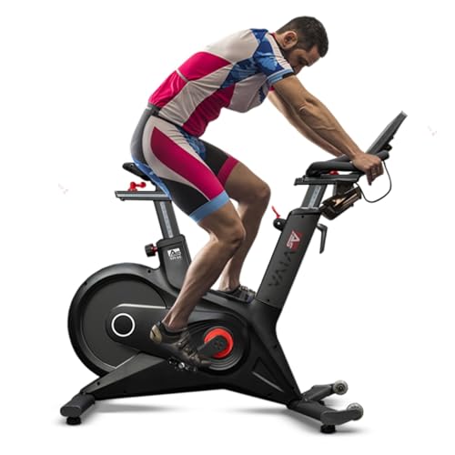 AsVIVA S17 Speedbike Pro - Indoor Cycle für Zuhause - Ergometer Fahrrad mit App-Steuerung - Rennrad Indoor - Fitnessbike für effektives Cardio - Schwungrad 28 KG - Heimtrainer Fahrrad