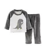 Mobanna Winter Schlafanzug Mädchen, Schlafanzug Mädchen 92 Schlafanzug Kinder Kuschel Warm Fleece Pyjama Set Flanell Kleinkind Pjs Hausanzug Schlafanzüge Winter Langarm Top Hosen Für Jungen Mädchen