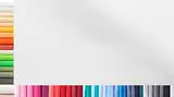 Bündchenstoff XXL als Meterware|doppelt: 75cm breit|einfach: 150cm breit|Farbe: 01 Weiss|1m lang|96% Baumwolle, 4% Elasthan|Jersey|1buy3|Grundpreis pro qm: € 10,66