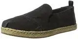 TOMS Damen Deconstructed Alpargata Espadrille Schuhe Schwarz 36.5 EU