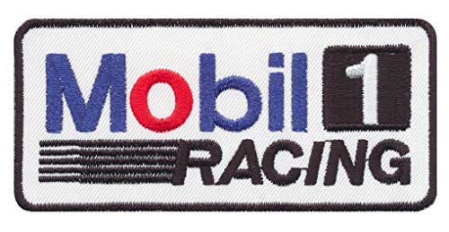 MOBIL 1 Racing Team Motorsport Öl Formel 1 F1 Racing Race Jacke T-Shirt Polo Patch zum Aufbügeln aufgestickter Applikationen Andenkenzubehör