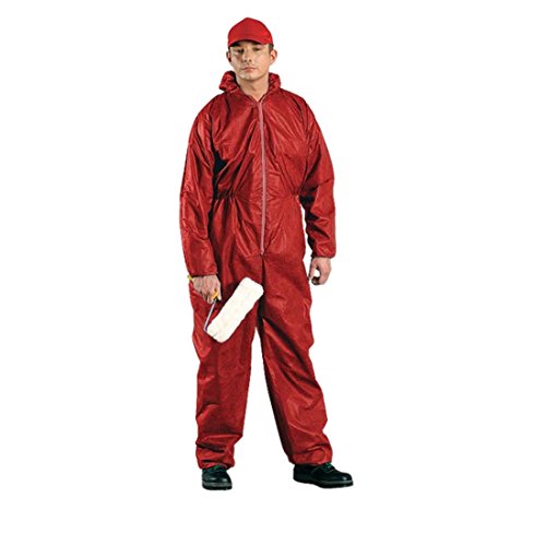 Reis KOM Maleranzug | Ganzkörperanzug | Overall | Schutzanzug | Lackieranzug | Rot | M Größe