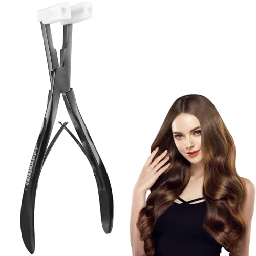 Tape In Haarverlängerungen Zange, Haarverlängerungs Zangen Haar Abdichtung Zange für Textensions Tape, Echthaarverlängerungen Styling Tool Haarverlängerung für Salon professionelle Installation