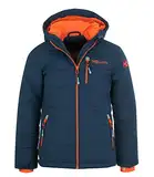 Trollkids Hemsedal XT Ski- und Winterjacke, Mystikblau/Orange, Größe 116