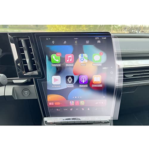 GAFAT [2 Stück] Kompatibel mit Renault Austral E-Tech Hybrid/Espace VI/Rafale 2022 2023 2024 12" Navigation Schutzfolie, 12" Austral OpenR Screen Nano Displayschutzfolie, 6H Anti-Kratzen