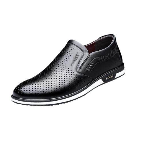 Businessschuhe Lederschuhe Freizeitschuhe Herren Weichem Boden Bequem Chelsea Boots FüR MäNner Vintage Anzugschuhe rutschfest Formelle Hochzeit Shoes Oxford-Schuhe