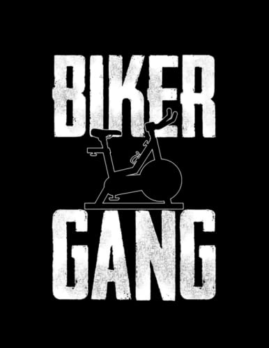 Spin Class Spin Class Spin Biker Gang Journal: Amazing Notebook (8.5 x 11")