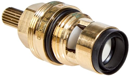 GROHE Ersatzteil, Keramik-Oberteil (1/2 Zoll, mit keramischen Dichtscheiben, Drehwinkel 180°, für Wasch- und Spültischarmaturen), 45346000