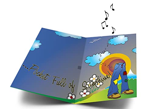 ASVP Shop Easy A Pocketful of Sunshine Musik-Grußkarte – Emma Stone Movie