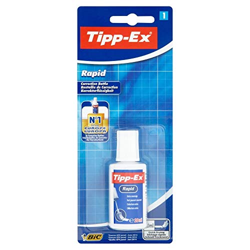 Tipp-Ex 2 x Rapid 20 ml Korrekturflasche, 1 Packung