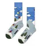 Happy Socks Snowboard Socke (DE/NL/SE/PL, Numerisch, 36, 40, Regular, Regular, Mehrfarbig)