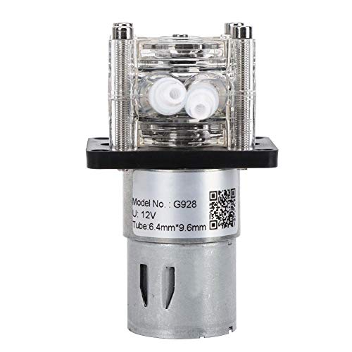 Fafeicy G928 12V Peristaltikpumpe, 500 ml/min Peristaltikpumpe mit großem Durchfluss Hochwertige Dosierpumpe, mit Kartenschlitzdesign und Edelstahlschraube, für Aquarienlabor (12V)