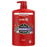 Old Spice Nightpanther 3-in-1 Duschgel & Shampoo für Männer, 1L, langanhaltender, frischer Duft in Parfümqualität für Haare-Gesicht-Körper