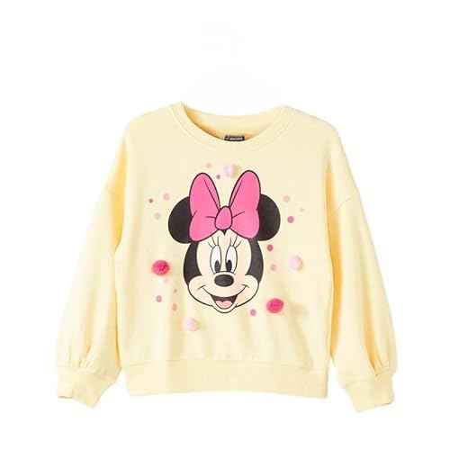 Disney Mädchen Dis MF 52 18 B190 S2-5/6A Pullover, Jaune,