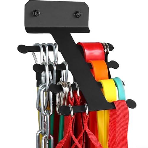 Home Gym Resistance Band Rack, Wandhalterung Fitness Gürtel Rack Ausrüstung, Sport Resistance Belt Rack Gym Equipment Storage Rack