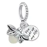 XIAGAW Charms Anhänger, Bracelet Charms, Glühwürmchen Charm, Bead Charms für Damen, Bettelarmband Anhänger, Charms & Beads für Damen, Geburtstags Geschenke für Kinder und Erwachsene