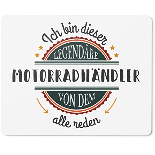 JUNIWORDS Mauspad Mousepad, Ich Bin Dieser legendäre Motorradhändler, von dem alle reden (5060931)