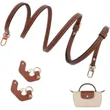 Schultergurt für Longchamp Tasche Damen, Verstellbarer Schulterriemen für Taschen, Leder Riemen Tragegurte für Longchamp Mini Bag Straps,Taschengurt Gurt Verlängerung (Breite des Schultergurtes 0,9cm)