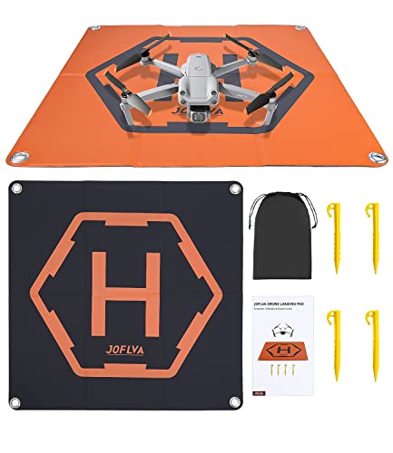 JOFLVA Drohnen Landeplatz, Drohne Landing Pad 50cm(19'') Universal Schnell Faltbar Landeplattform, Drohnen Landeplattform, Drohne Landing Pad faltbar für DJI Mini 2/ Mavic Air 2/ Mini 3 Pro/Mavic 2.