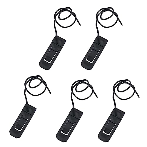 LEYILE 5 x Surfbrett-Flossen-Clips, Ersatz-Flossen-Schnalle, Paddel-Surf-Flossenklemmen, Zubehör für lange Boards