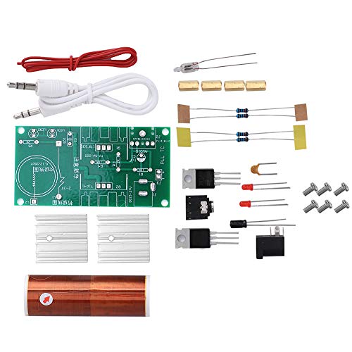 Tesla Spulenmodul Mini Tesla Spulen Elektromodul Plasma Lautsprecher Nicht zusammengebaut DIY Electronic Kit Tool 15W DC 15-24V 2A Lautsprecherplatine