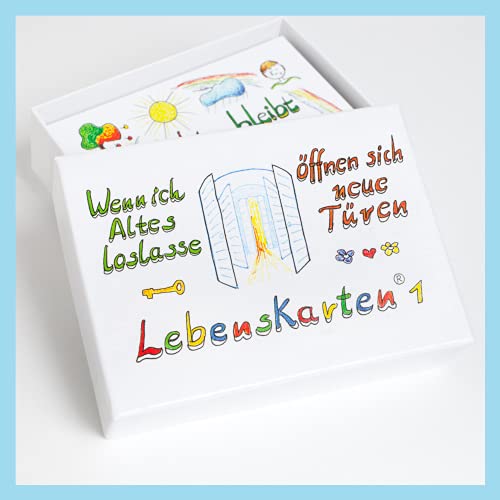 Lebenskarten 1"Das Original" - Karten für Achtsamkeit, Positives Denken und Inneres Kind