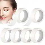 Opopark 6 Rollen Klein Wimpern Tape, PE Atmungsaktives Wimpernverlängerung Band Wimpern Isolations Klebeband für Wimpernverlängerungsversorgung - Weißes