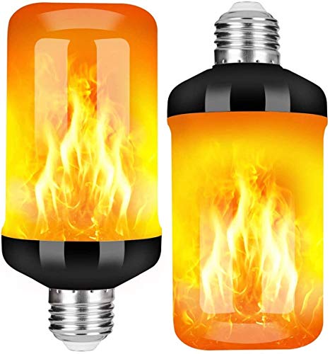 Raheoy Flammen Glühbirne, 4 Modi Design E27 Lampe Flackernde Licht Effekt 5W LED Außenleuchte Flackerlicht für Haus Garten Bar Party Hochzeit Restaurant Valentinstag Deko